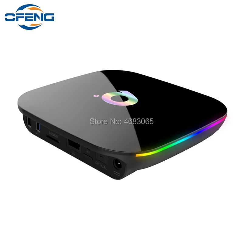 Смарт ТВ приставка Q Plus Android 9 0 Allwinner H6 4 Гб 32 ГБ 64 6K H.265 USB3.0 Netflix