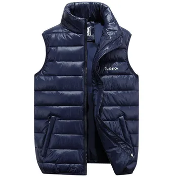 

Duck Down Men Vest Ultra Light Man Loose Waistcoat Vest Sleeveless Jacket Autumn Winter Warm Men Outwear