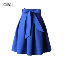 ORMELL Новинка, летняя стильная сексуальная юбка для девушек, женская короткая юбка с бантом, модная женская мини-юбка, женская одежда, Милая юбка