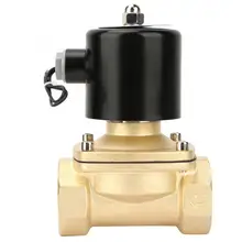 Труба шаровой клапан DN40 латунь нормально электрический электромагнитный клапан для воды, масла, газа DC24V ручной заподлицо клапан