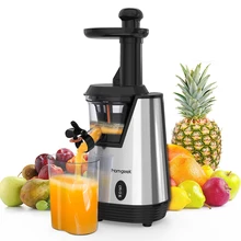 Homgeek электрическая соковыжималка, соковыжималка, низкая скорость, Oranger, соковыжималка, соковыжималка для фруктов, соковыжималка с чашкой и щеткой, 120 в