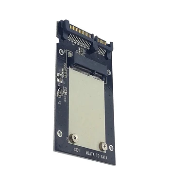 

Msata To Sata Iii 2.5 Inch Ssd Hard Disk Box Metal Solid State Hard Drive Transfer Box