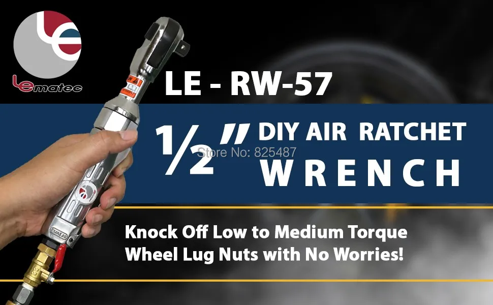 LEMATEC 1/2 &quotDr. Drive Air пневматический Трещоточный Гайковерт гаечный ключ