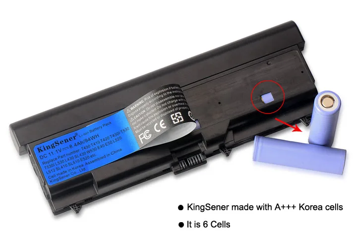 KingSener 11,1 V 8400mAh лаптоп с Батарея для lenovo ThinkPad T430 T430I L430 SL430 SL530 T530 T530I L530 W530 45N1011 45N1010