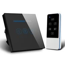 Lece ЕС 3 режима дистанционного управления вентиляторы переключатель 600 Вт переключатель регулировки скорости, Хрустальная стеклянная панель домашний настенный переключатель Ac110-240V