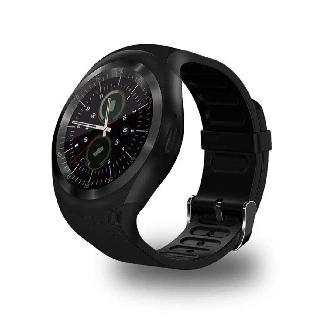 

Bluetooth Y1 Smart Watch Relogio Android SmartWatch Phone Call GSM Sim Remote Camera Information Display Sports Pedometer