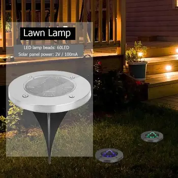 

Outdoor Lighting Waterproof 64 LED Walkway Solar Garden Lawn Buried Lights Lawn Aisle Underground Lamps