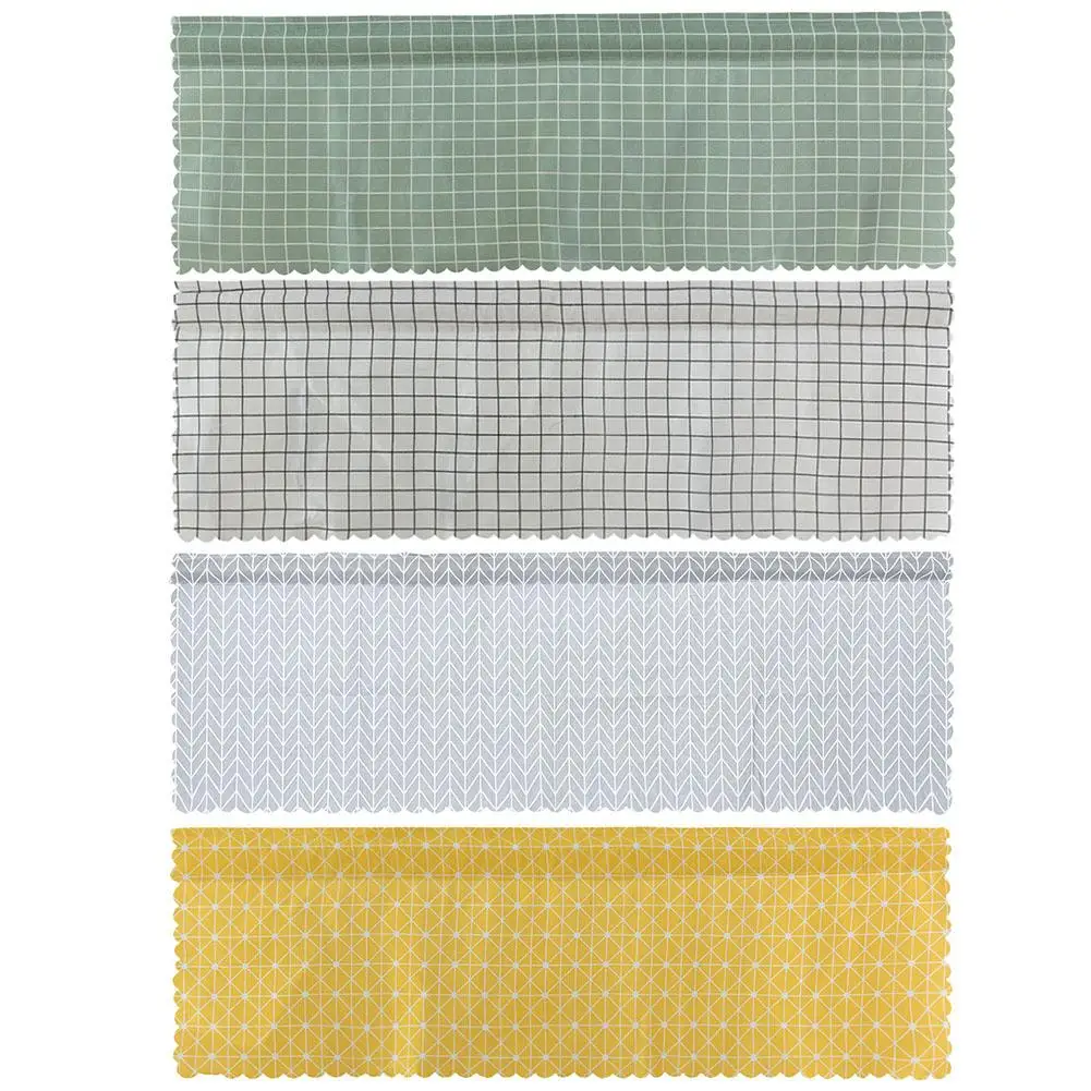 

Curtains Nordic Style Minimalist Cotton Linen Half Window Curtain for Kitchen Cabinet Modern