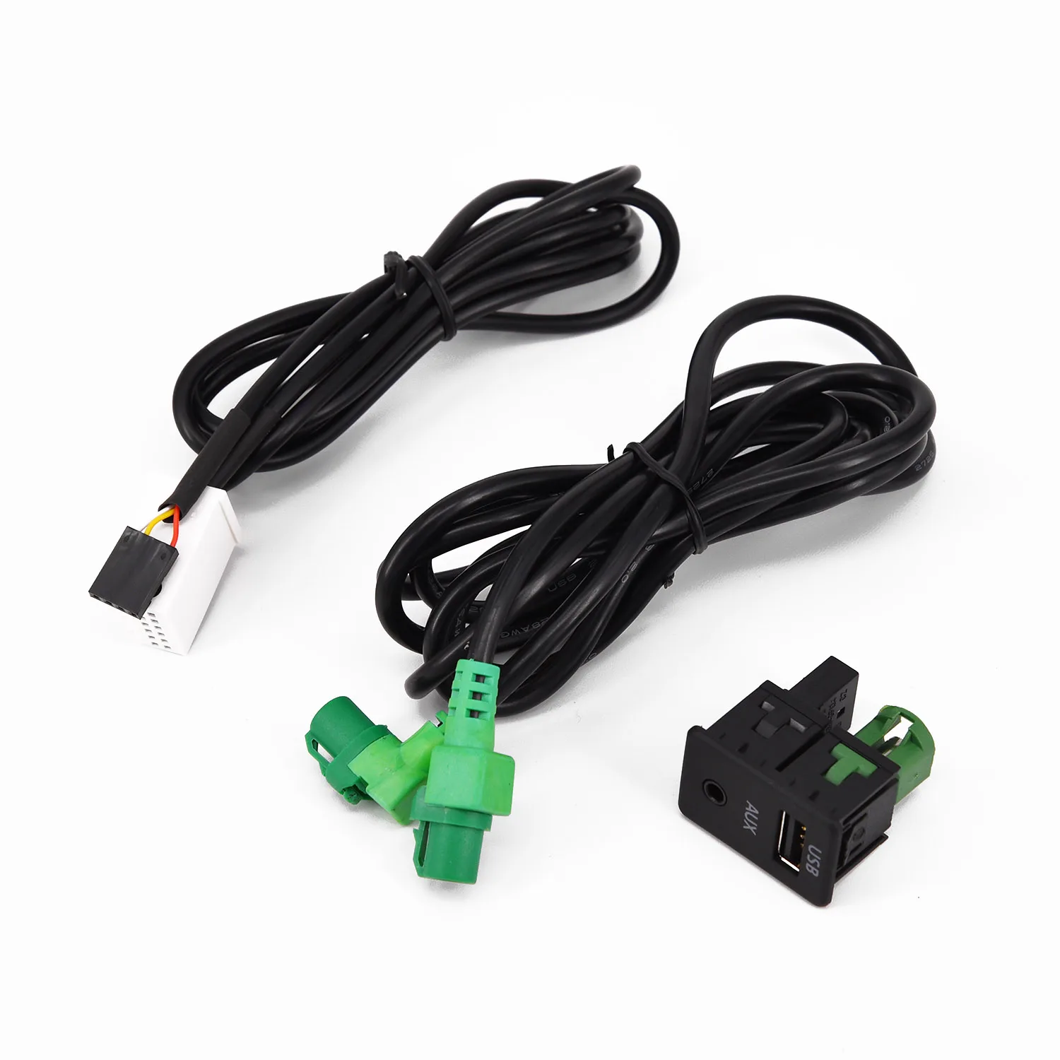 1xAux in переключатель с USB провод кабель адаптер для BMW 3 5 серии E87 E90 E91