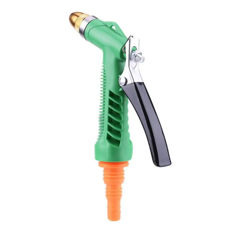 

Random Color Household Car Wash Water Gun Variable Spray Patterns High Voltage Copper Garden Water Guns Head Washing Machine