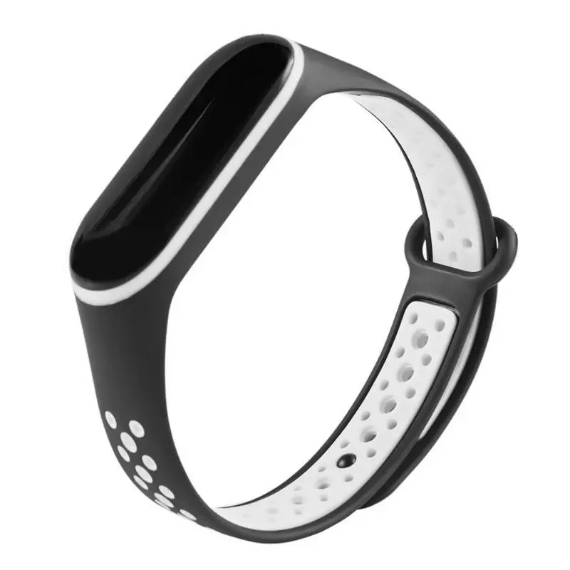 Оригинальный ремешок Mi Band сменный силиконовый пористый дышащий для часов