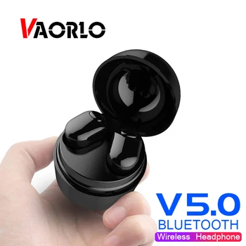 

VAORLO Mini Bluetooth 5.0 Earphones TWS 5.0 Wireless Earbud With Charging Box Sport Headset Auriculares For iPhone Xiaomi Huawei