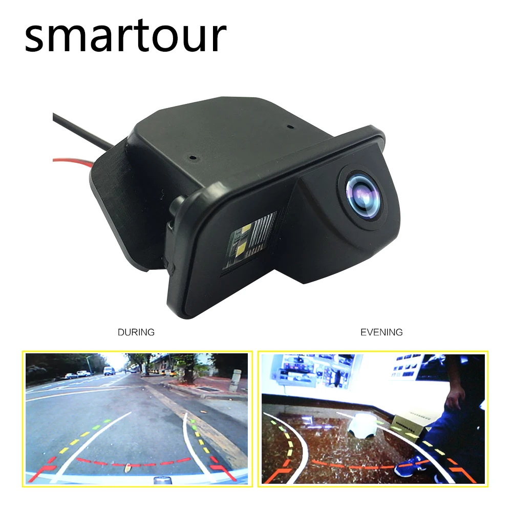 

Smartour Car Rear View Reversing Camera for Toyota Corolla Auris Avensis T25 2011 2012 2013 Back Up Parking Camera Trajectory