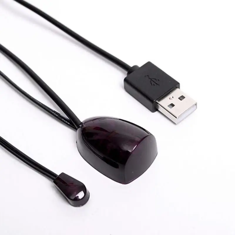 5 в USB адаптер инфракрасный ИК пульт дистанционного расширитель ретранслятор приемник передатчик Черный для ТВ набор STB DVD DVR PVR видео рекордер