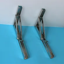 2 шт. Настенный Складной Стол полка опорный кронштейн пружинная пара уплотненный стол из нержавеющей стали кронштейн
