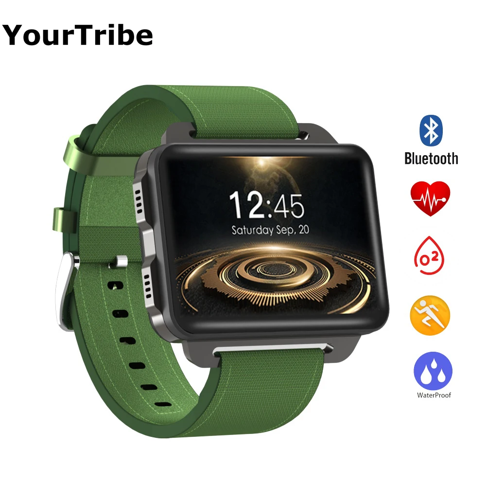 

YourTribe DM99 Smartwatch 2.2inch IPS 320*240 screen 3G Calling 1.3MP Camera Pedometer Heart Rate Smart Watch for IOS Android