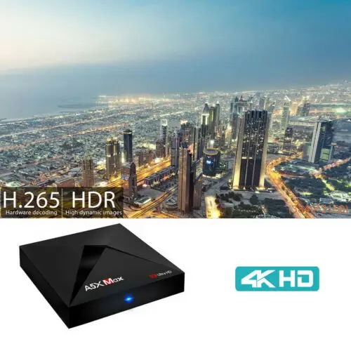 A5X Max TV BOX Android 8.1 Smart TV BOX 4GB RAM 32GB ROM RK3328 Quad Core Media Player Mini PC Dual WIFI H.256
