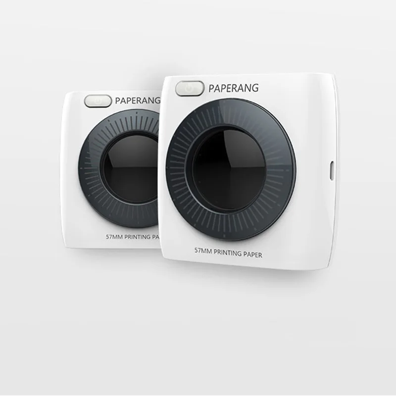 Цена PAPERANG P2 карманный портативный Bluetooth принтер Телефон фото беспроводное подключение Hd термальный принтер этикеток 1000 мАч