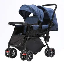 Детская тележка для близнецов, светильник до и после сидения, может zuo tang, двойная тележка для детей, детская коляска