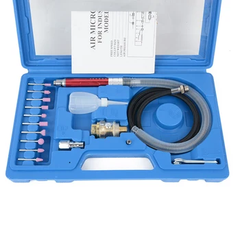 

16pcs High-Speed 54000RPM Air Micro Die Grinder Kit Mini Pencil Polishing Rotary Cutting Tool for Grinding Cutting Carving