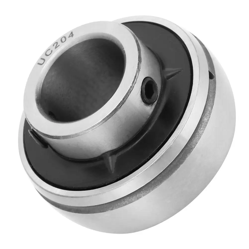 

UC204 20mm Bearing Housing Plated Insert Mounted Ball Steel Bearing bearing axial
