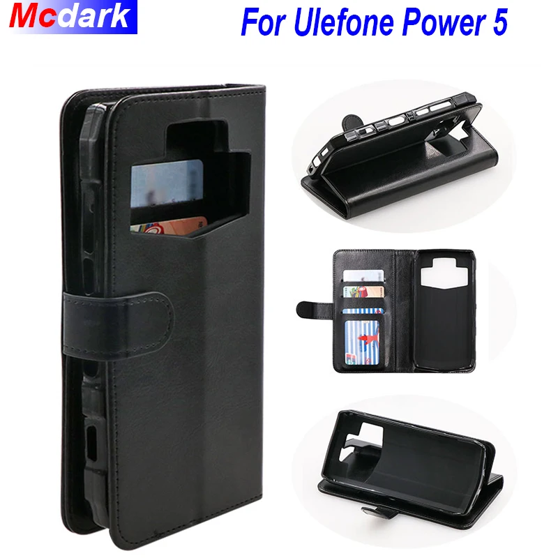 

For Ulefone Power 5 Phone Protector Cases Flip Covers Silicone Case with stand holder function For Ulefone Power 5 Wallet Case