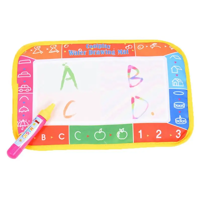 

Kid Toys Drawing Mat 15.2 * 7.5 cm Magic Water Doodling Cards Fantastic Water Hydrochromic Puzzle Colorful Doodling Cards Toys