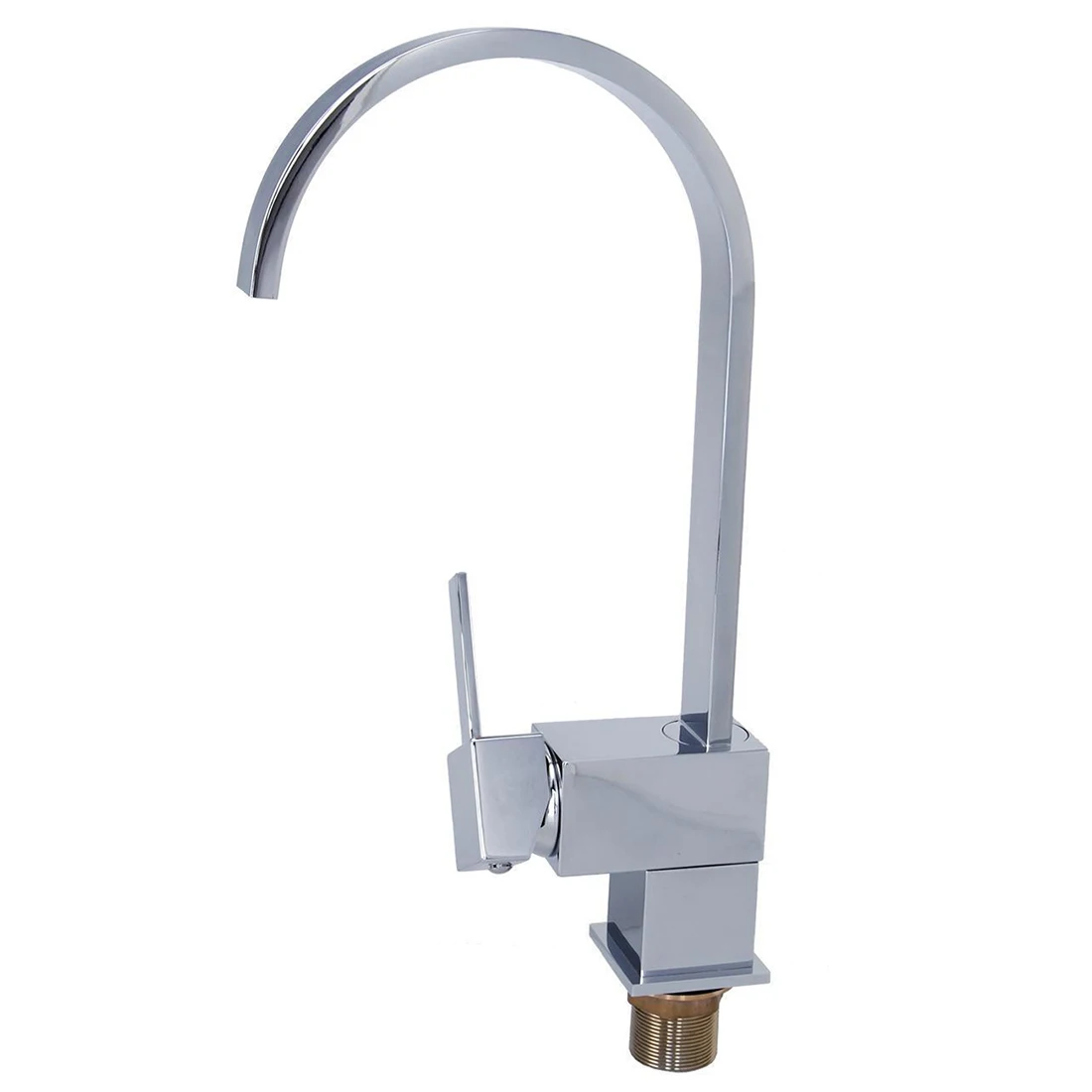 

NEW-12.8" Chrome Kitchen Bathroom Faucet Vessel Sink Basin Wet Bar Swivel Spout