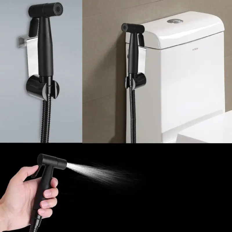 

Stainless Steel Portable Handheld Bidet Kit Toilet Shattaf Sprayer Personal Cleaner Hygiene Spray Washing Shower Head Nozzle