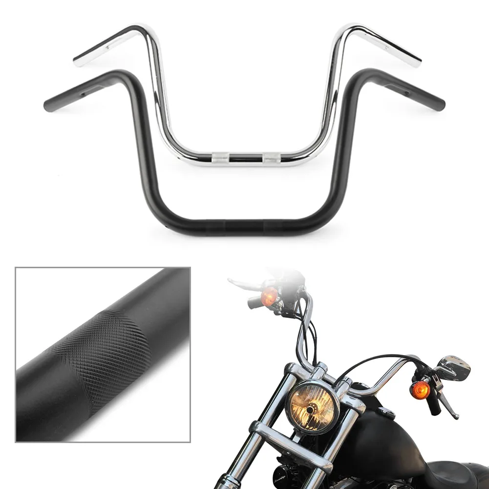 1" мотоцикл мини Ape вешалка мотоцикл руль w/вмятины для Harley Davidson XL FL FLST FXST FXR мотоцикл ручка управления