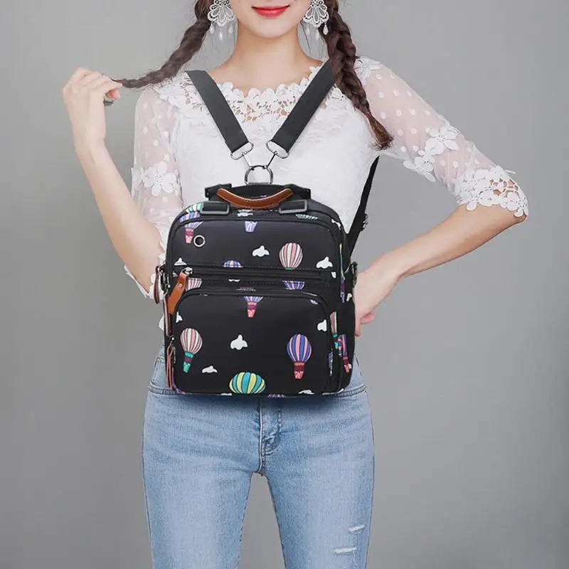 

2019 Baby Diaper Bag Air Balloon Printed Large Capacity Waterproof Nappy Bag Kit Mummy Maternity Travel Backpack Nursing Handbag