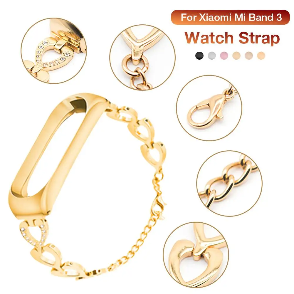 

Smart Band Replacement Wristband Metal Zinc Alloy For M3 Bracelet Smart Watch With Meter Wrist Strap Miband 3 Accessories