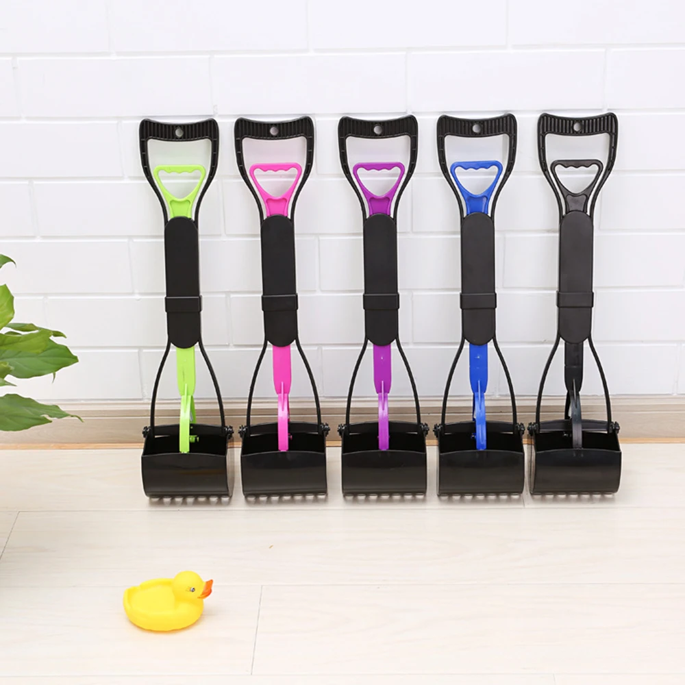 Pet Pooper Scooper с длинной ручкой собака кошка захват отходов совок для уборки собачьих