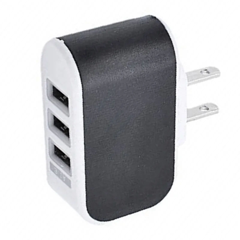 

US plug: 3.1 A 3 USB charger 3 port US regulated output, travel charger charger smaho charger fast charger mobile phone charge