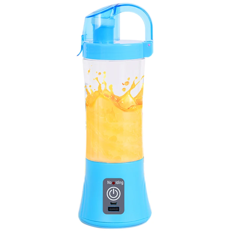 

Usb Rechargeable Blender Mixer Portable Mini Juicer Juice Machine Smoothie Maker Household Small Juice Extractor -Blue