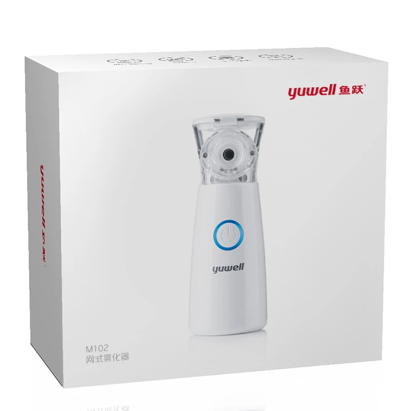  Yuwell M102 Mini Portable Light Weight Steam Atomized Inhaler Steaming Devices Household Asthma Neb
