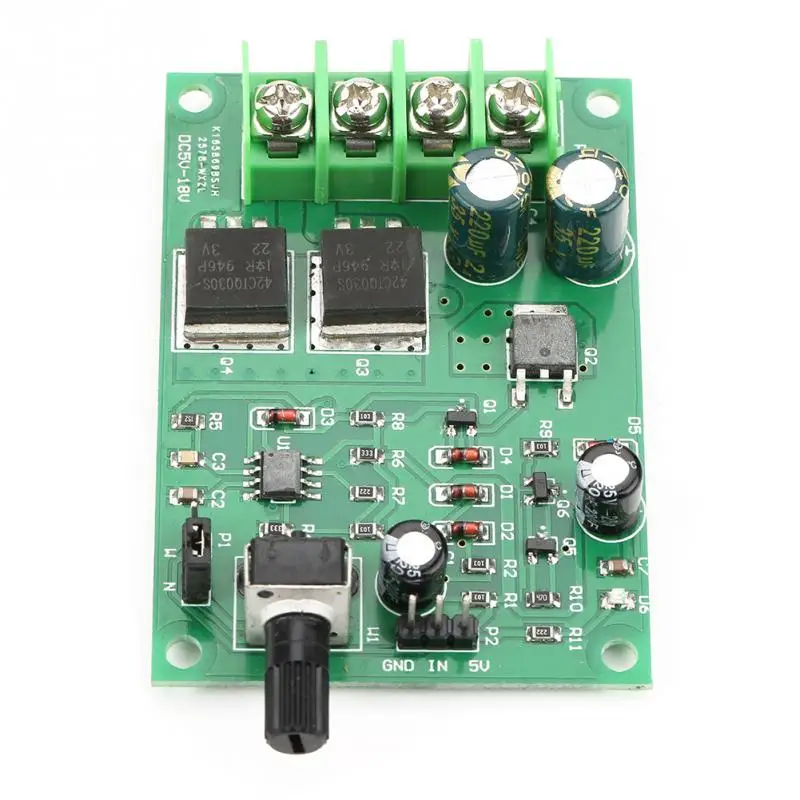 DC5 18V плата драйвера двигателя контроллера постоянного тока PWM высокой