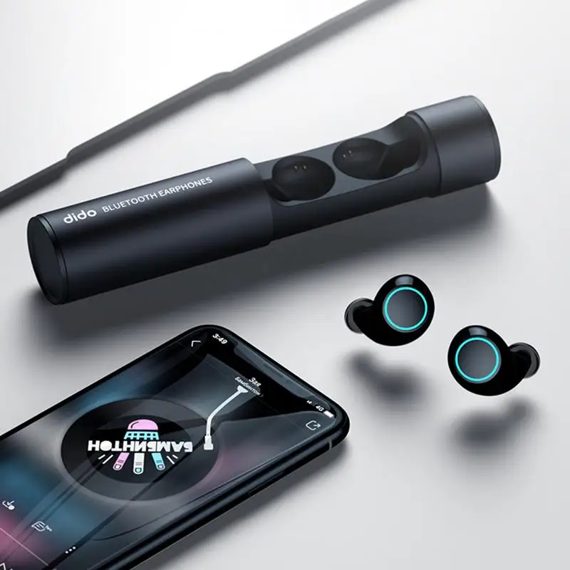 Dido J1 Bluetooth черная технология уличные водонепроницаемые спортивные наушники для