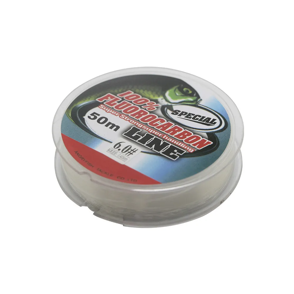 High Quality 50m Monofilament super strong Nylon Fishing Line Fluro Carbon Coating Japan material Fluorocarbon Line For Carp