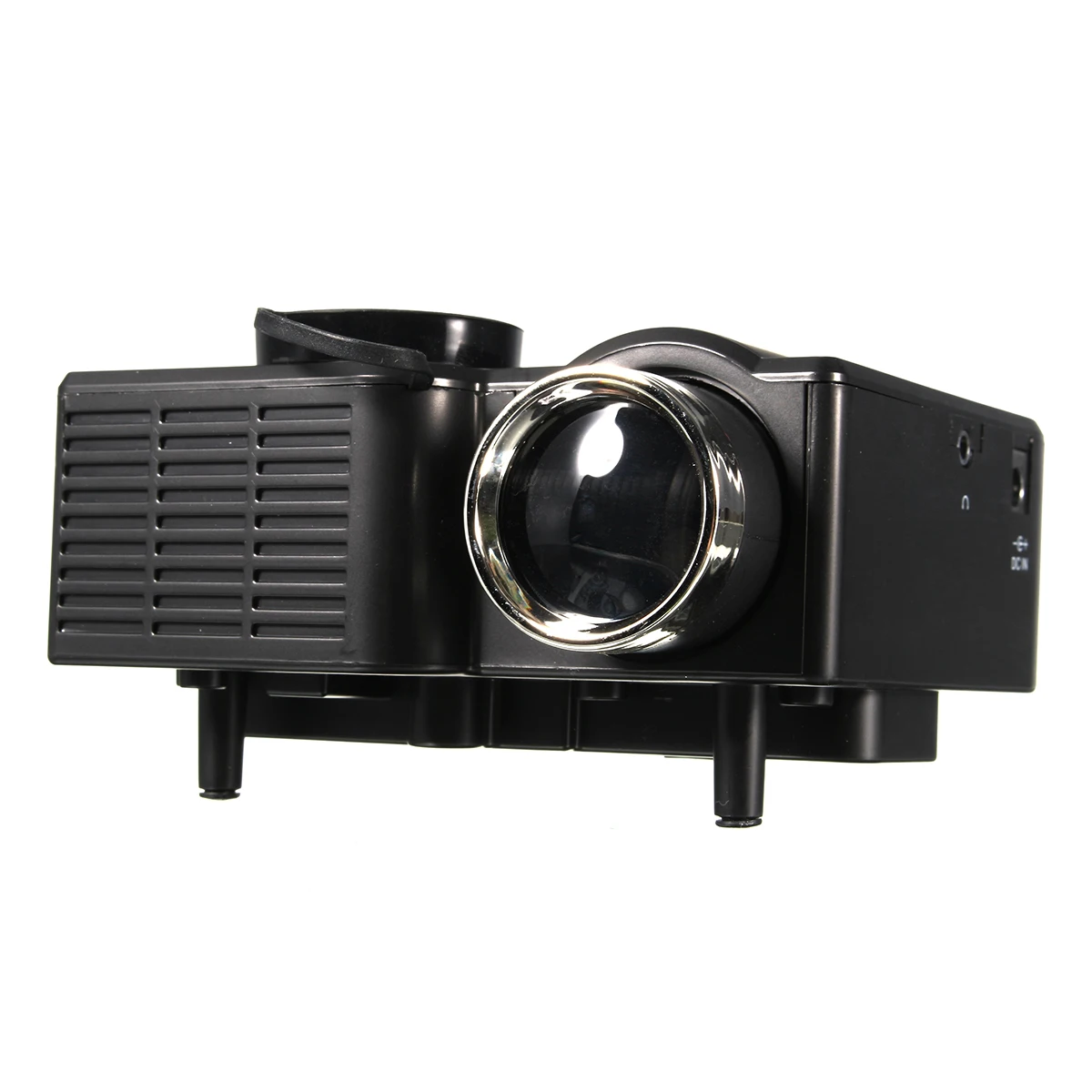 Home Theatre LED System Clear Projector Portable Cinema Theater USB SD AV Input Mini Entertainment Projector Black White US AU Home Theatre LED System Clear Projector Portable Cinema Theater USB SD AV Input Mini Entertainment Projector Black White US AU