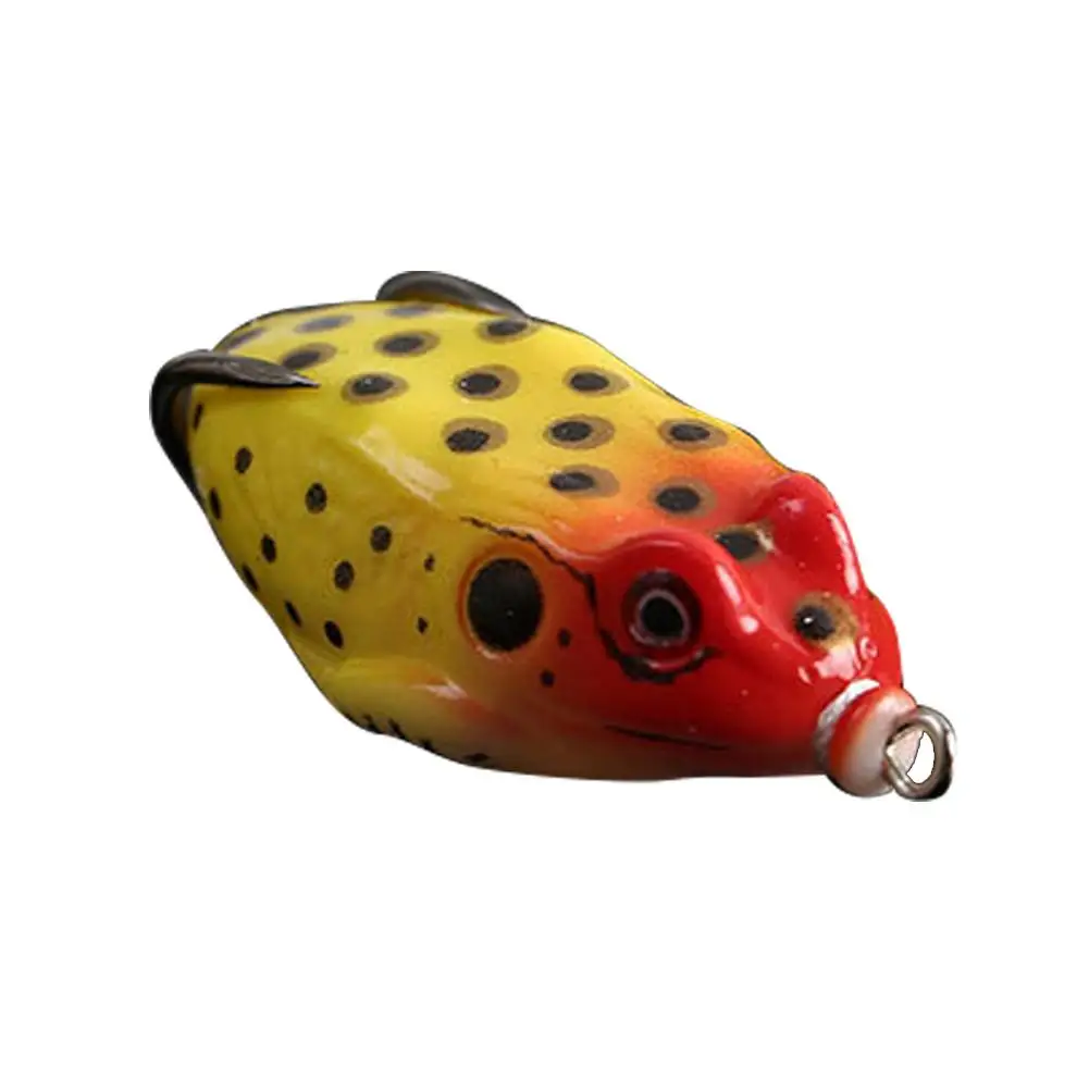 

New Fishing Bait Artificial Frog Lure Soft with Sharp Hook Tackle for Snakehead Pike