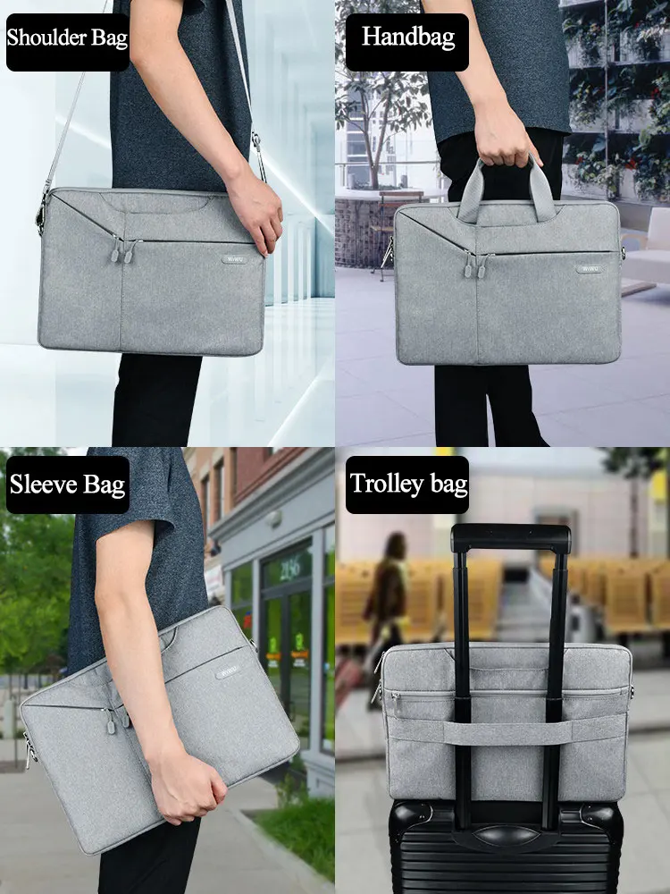 WiWU Laptop Bag Case 15.6 15.4 14.1 13.3 17.3 Messenger Bags for MacBook Air 13 Case Waterproof Notebook Bag for MacBook Pro 15 WiWU Laptop Bag Case 15.6 15.4 14.1 13.3 17.3 Messenger Bags for MacBook Air 13 Case Waterproof Notebook Bag for MacBook Pro 15