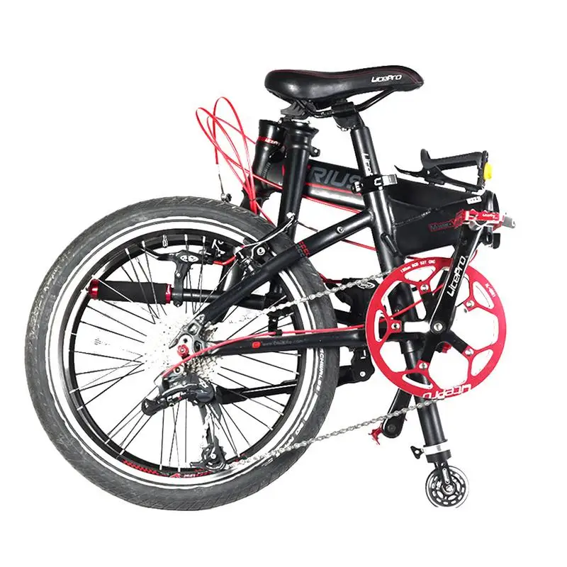 

LACYIE Folding Bicycle Scroll Wheel Roller Assistor Booster Training Auxiliary Easy To Drive Promote
