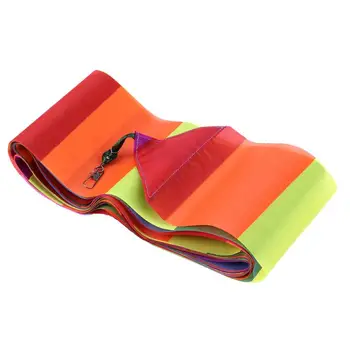 

Kids 10 Meters Rainbow Bar Kite Tail Waterproof Stunt Delta Kite Accessory Children Outdoor Fun Sports Toy Rainbow Kite Tail