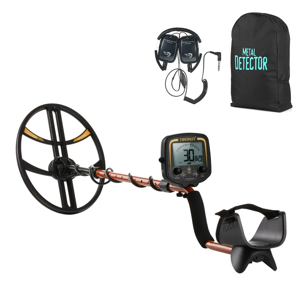 

Professional Underground Metal Detector searching Gold Treasure LCD Display Metal Finder Detecting Tool with Bag and Earphone