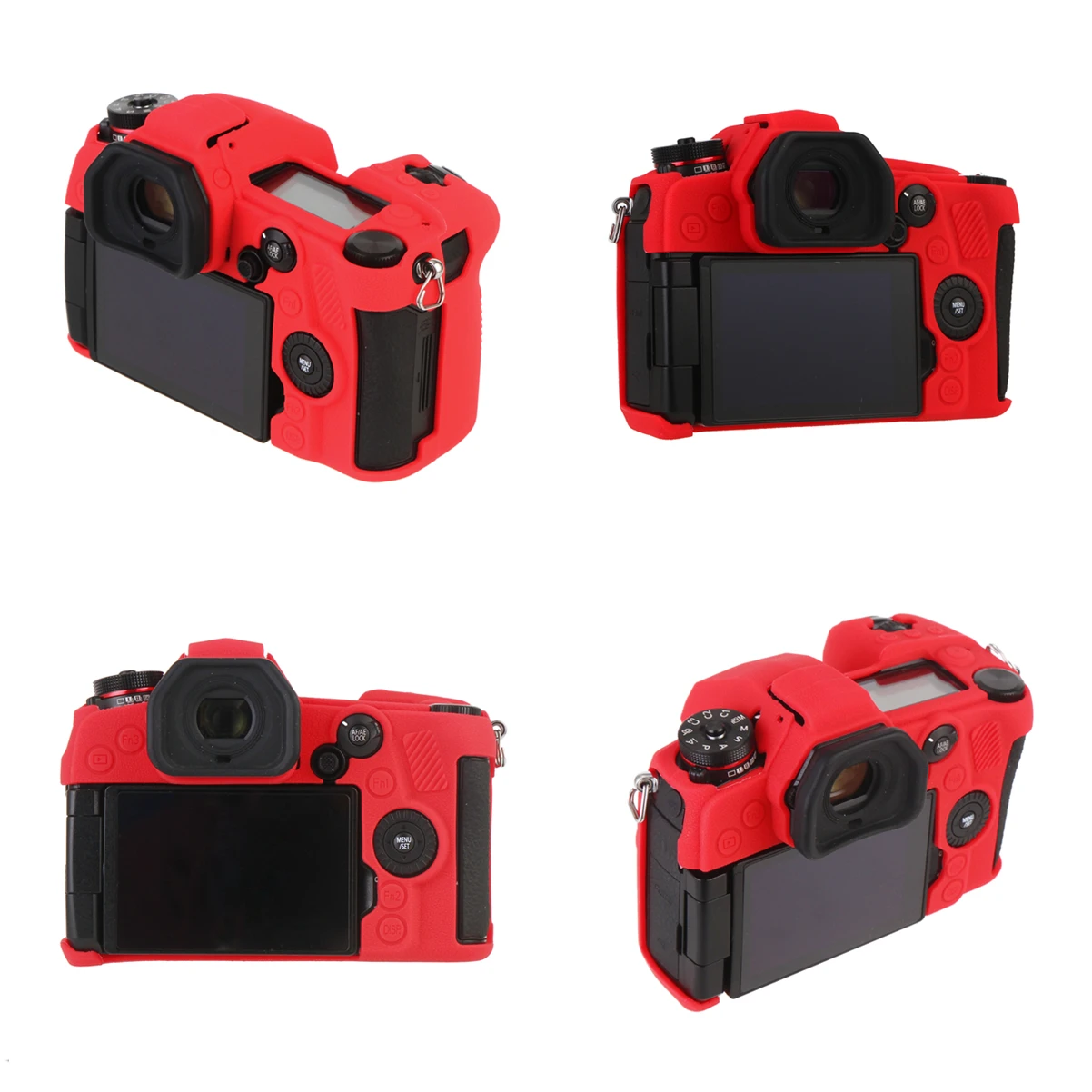 Design de Borracha Capa do Corpo Moldura da Pele para Panasonic Textura Superior Silicone Case Protetor Lumix g9 Câmera Macia - Image 3