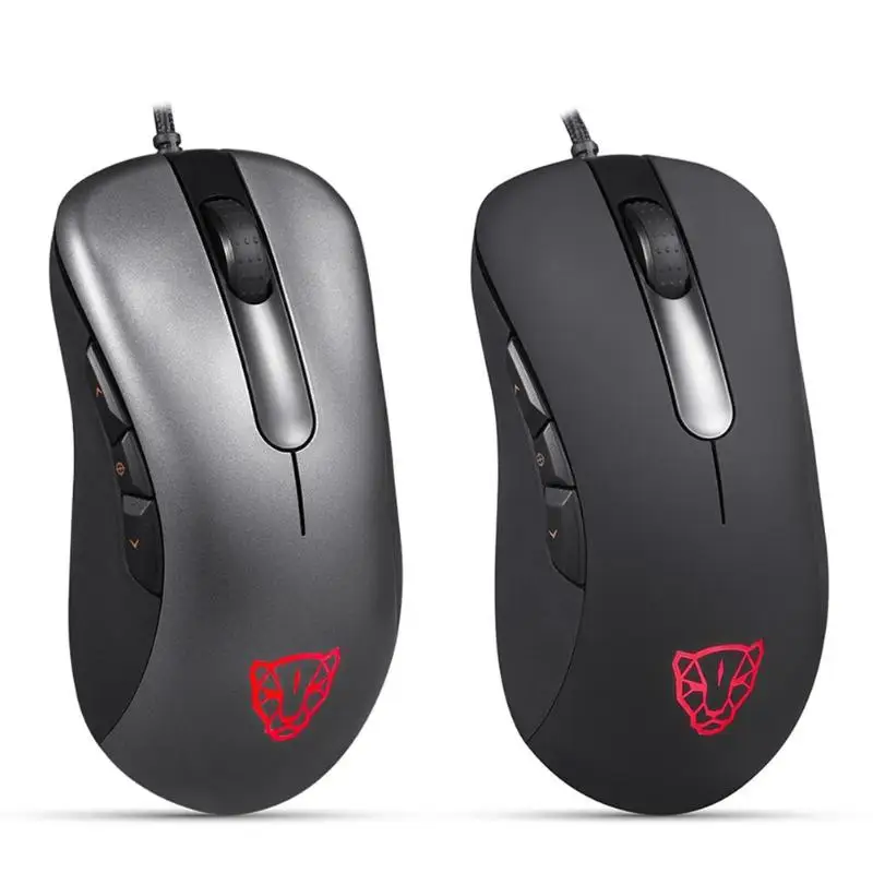 

MOTOSPEED V100 Wired Gaming Mouse 6200DPI 6 Buttons USB RGB Backlight PMW3327 Sensor Optical Mice for PC Gamer