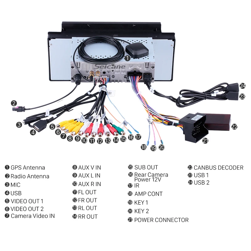 Top Seicane 1Din 9" Android 8.0/8.1 Head Unit Car Radio For 1996-2003 BMW 5 Series E39 520i 523i 525i M5 WiFi Multimedia Player 4 Top Seicane 1Din 9" Android 8.0/8.1 Head Unit Car Radio For 1996-2003 BMW 5 Series E39 520i 523i 525i M5 WiFi Multimedia Player 4