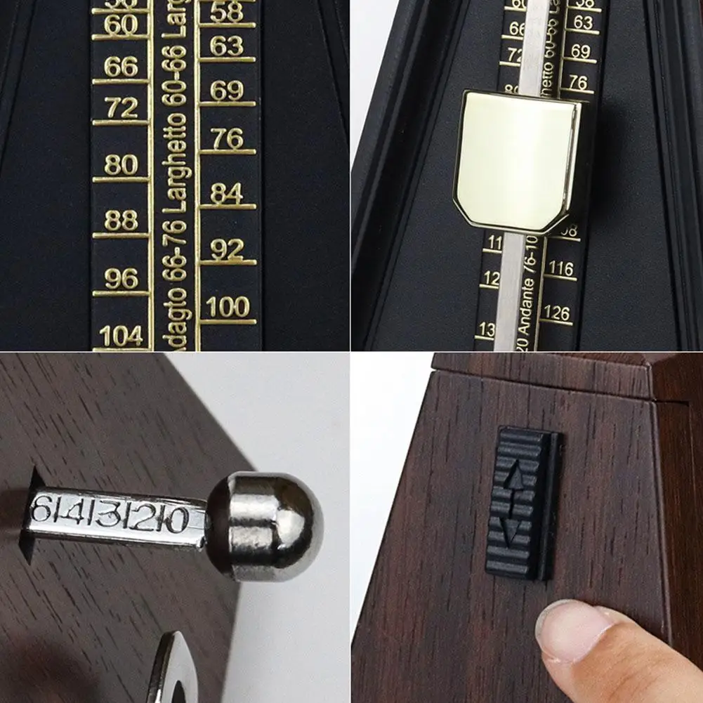 Najtaniej Zabytkowa wieża typu gitara metronom dzwon pierścień rytm mechaniczne wahadło metronom na gitara basowa akcesoria skrzypce fortepian