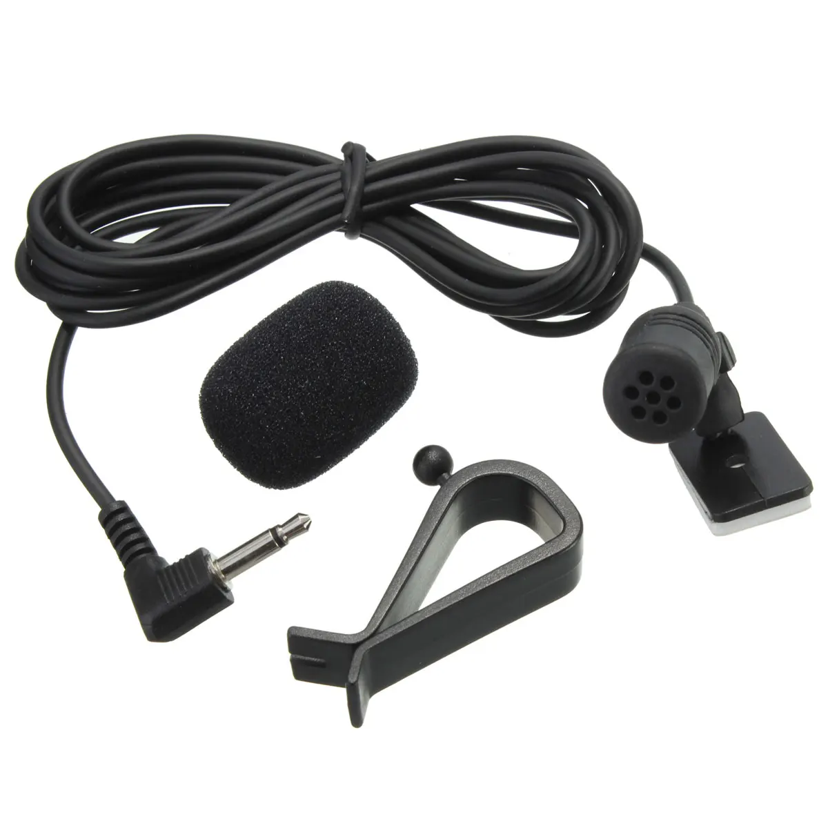 CLAITE портативный Проводной 3,5 мм клип-на лацкане автомобильный аудио микрофон Микрофон Стерео внешний микрофон для ПК динамик мини